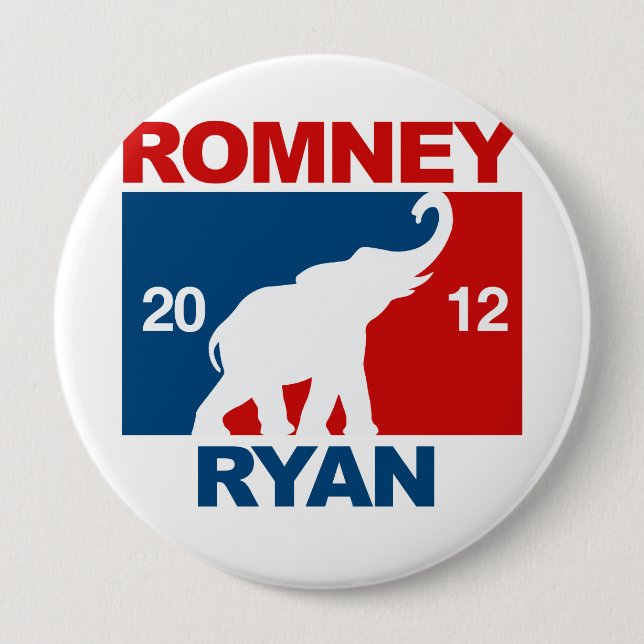 ROMNEY RYAN 2012 PROFESSIONAL ICON.png 10 Cm Round Badge (Front)