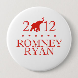 ROMNEY RYAN 2012 REPUBLICAN.png 10 Cm Round Badge