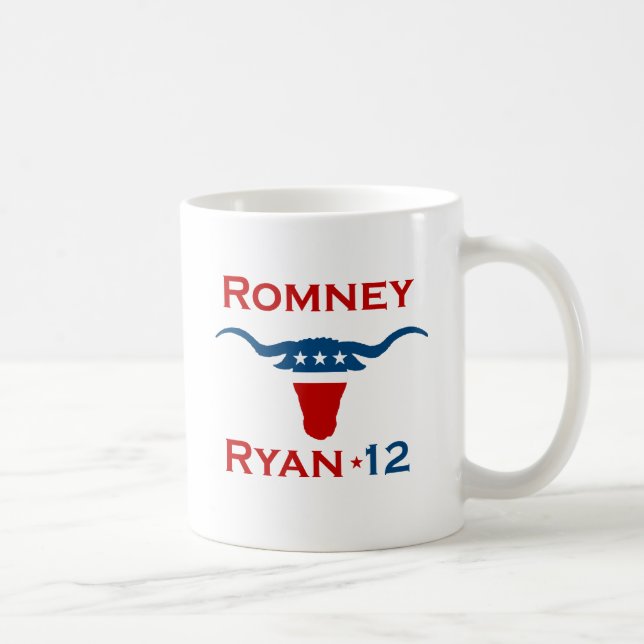 ROMNEY RYAN 2012 STEER.png Coffee Mug (Right)
