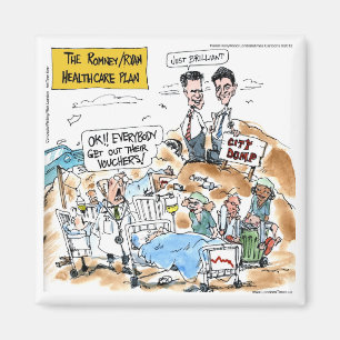 Romney/Ryan Health Care Funny Gifts & Tees Magnet