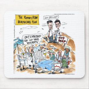 Romney/Ryan Health Care Funny Gifts & Tees Mouse Mat