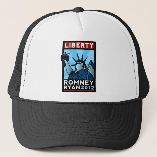 Romney Ryan Liberty Trucker Hat (Front)