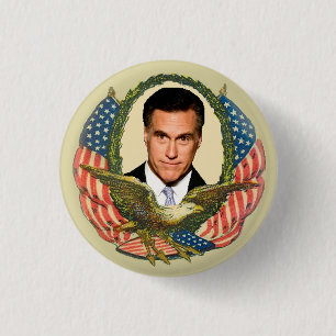 Romney Ryan Retro 3 Cm Round Badge