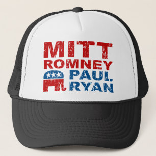 Romney Ryan Run Vote Win Trucker Hat