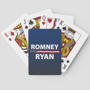 Romney Ryan Stars and Stripes Playing Cards