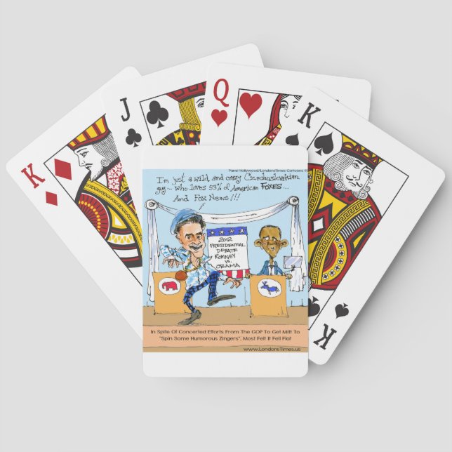 Romney Tries Zingers on Obama Funny Gifts & Cards (Back)