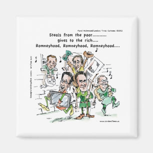 RomneyHood Funny Gifts Mugs Tees Cards Etc. Magnet