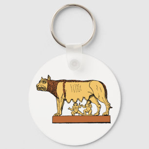 Romulus and Remus Key Ring