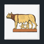 Romulus and Remus Magnet<br><div class="desc">This design is perfect for a historian. It goes great on a shirt.</div>