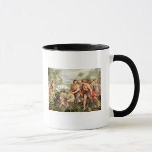 Romulus suckled by the she-wolf mug