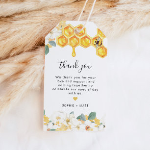ROMY Floral Honey Bumble Bee Favour Tag