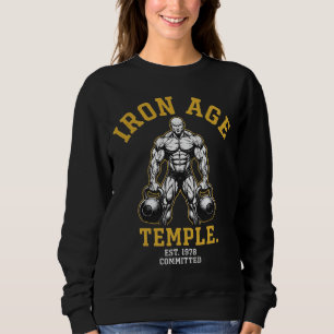 Ron Age Temple Est 1978 Committed Vintage Gym Sweatshirt