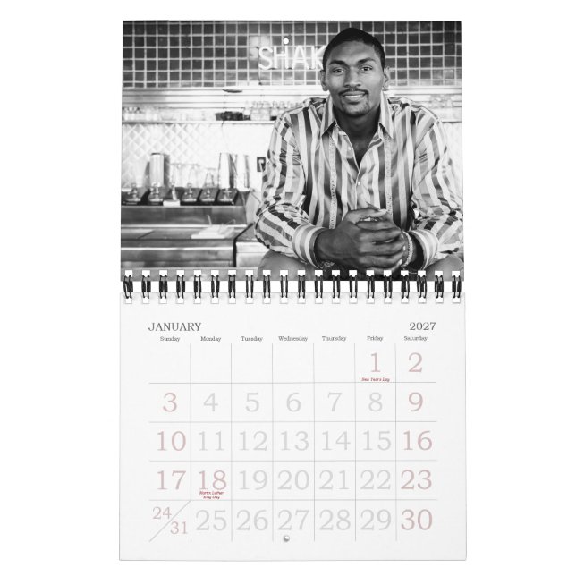 Ron Artest 2010 Calendar (Jan 2027)