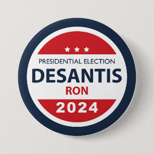 Ron DeSantis 2024 7.5 Cm Round Badge