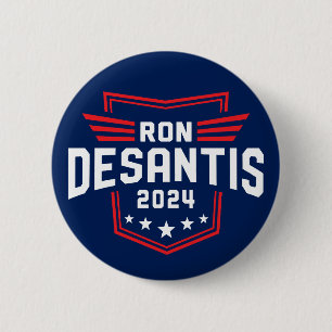 Ron Desantis 2024 for president election 6 Cm Round Badge