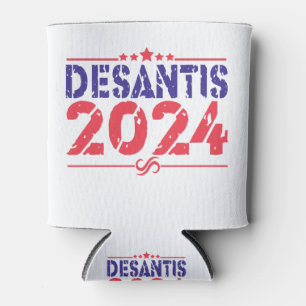 Ron DeSantis 2024 President Election Vintage Gift Can Cooler