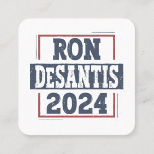 Ron DeSantis 2024 Square Business Card