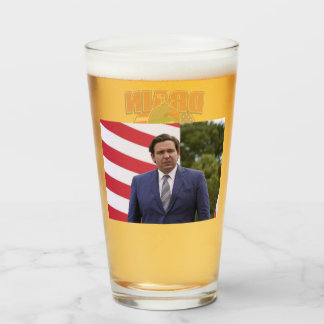 Ron DeSantis Drain The Swamp Glass