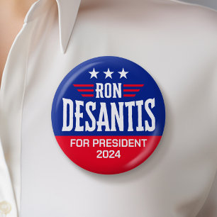 Ron DeSantis for President 2024 - Campaign 6 Cm Round Badge