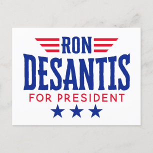 Ron DeSantis for President 2024 - Campaign Postcard