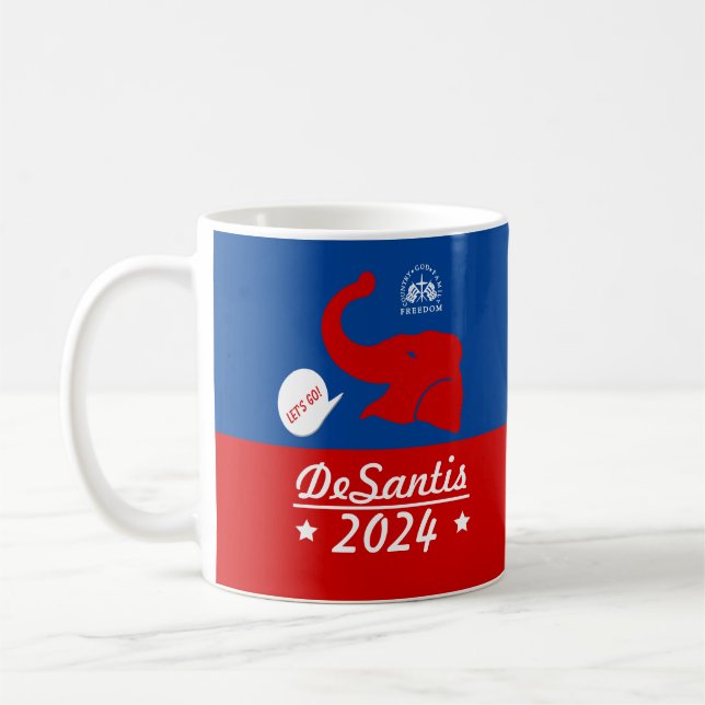 Ron DeSantis For President 2024 Coffee Mug (Left)
