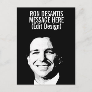 Ron Desantis Personalised Postcard