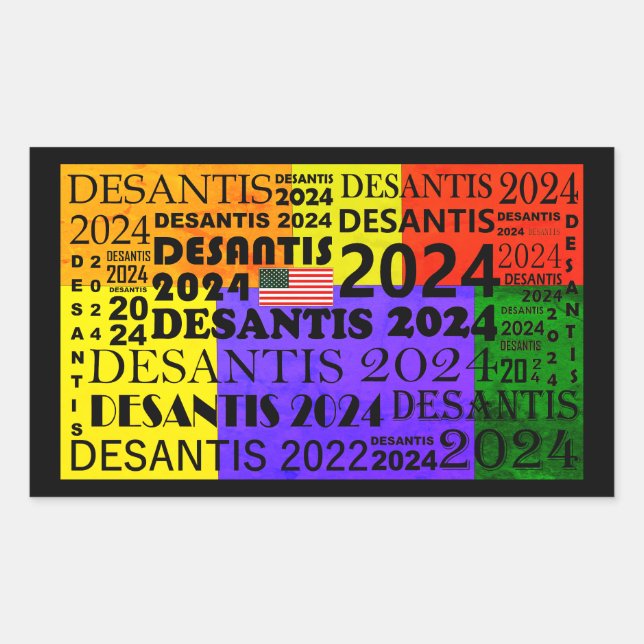 Ron DeSantis  Rectangular Sticker (Front)