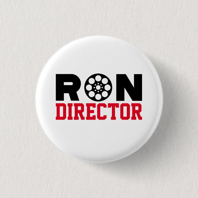 Ron Director 3 Cm Round Badge (Front)