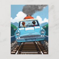 Ron & HARRY POTTER™ in Flying Car to HOGWARTS™