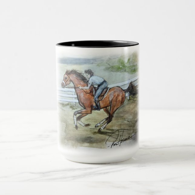 Ron Hevener "Fate of the Stallion" Mug (Center)