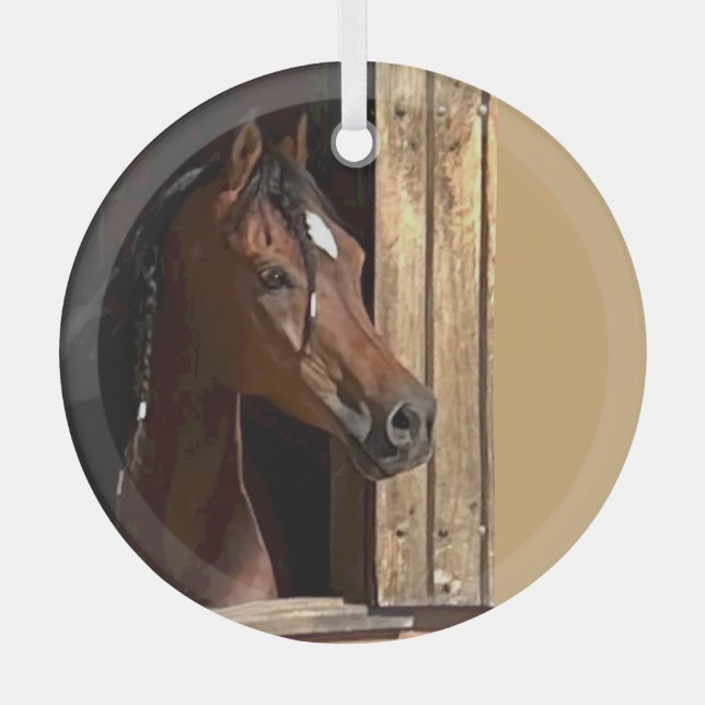 Ron Hevener Glass Tree Decoration (Front)