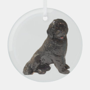 Ron Hevener "Newfoundland" Glass Tree Decoration