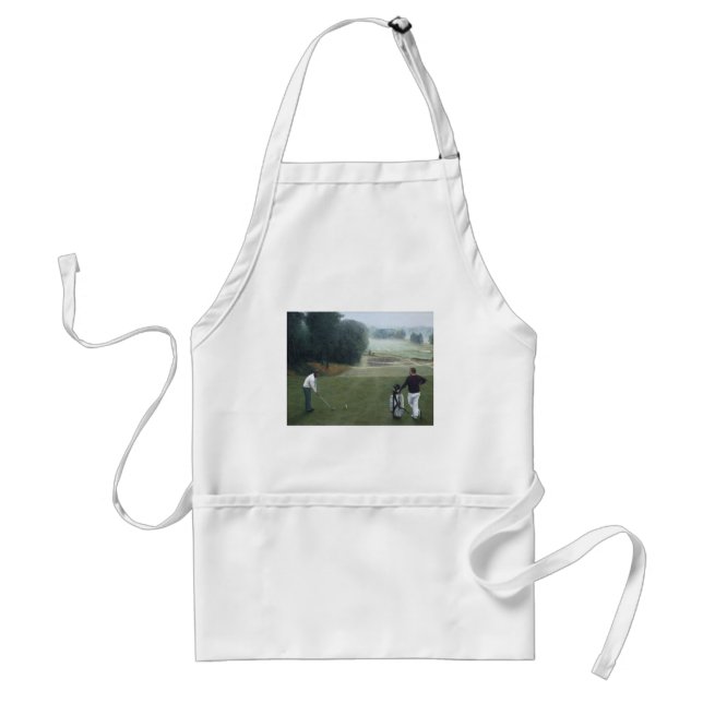 Ron McGill Golfing Oil Painting 1 Standard Apron (Front)