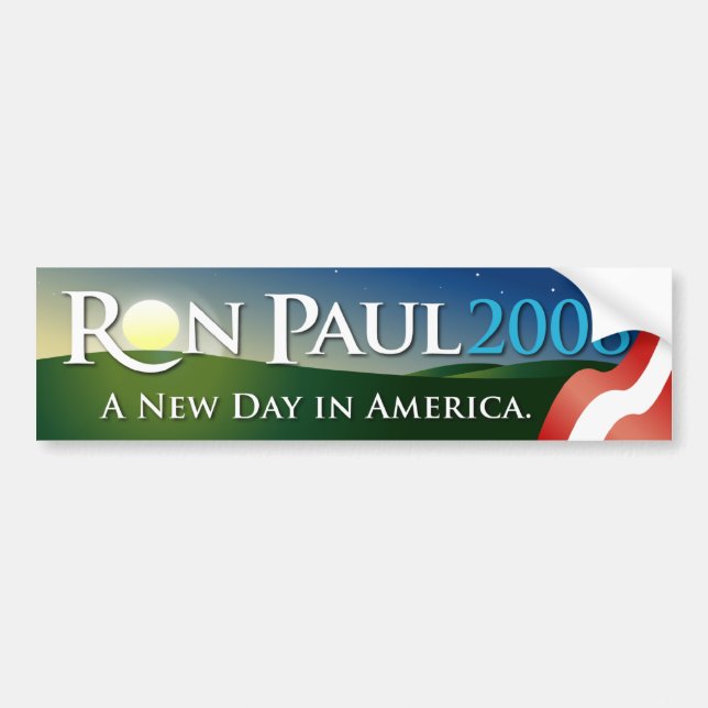 Ron Paul 2008 Bumper Sticker (Front)
