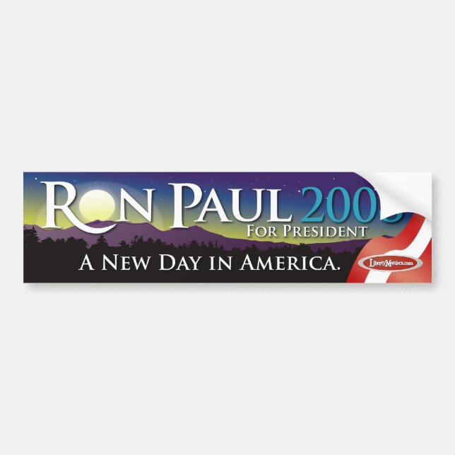 Ron Paul 2008 Bumper Sticker (Front)