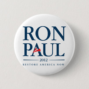 Ron Paul 2012 6 Cm Round Badge