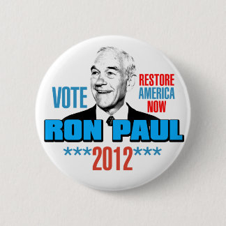 Ron Paul 2012 6 Cm Round Badge