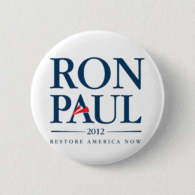 Ron Paul 2012 6 Cm Round Badge (Front)