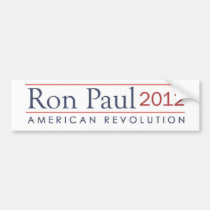 Ron Paul 2012 American Revolution Bumper Sticker