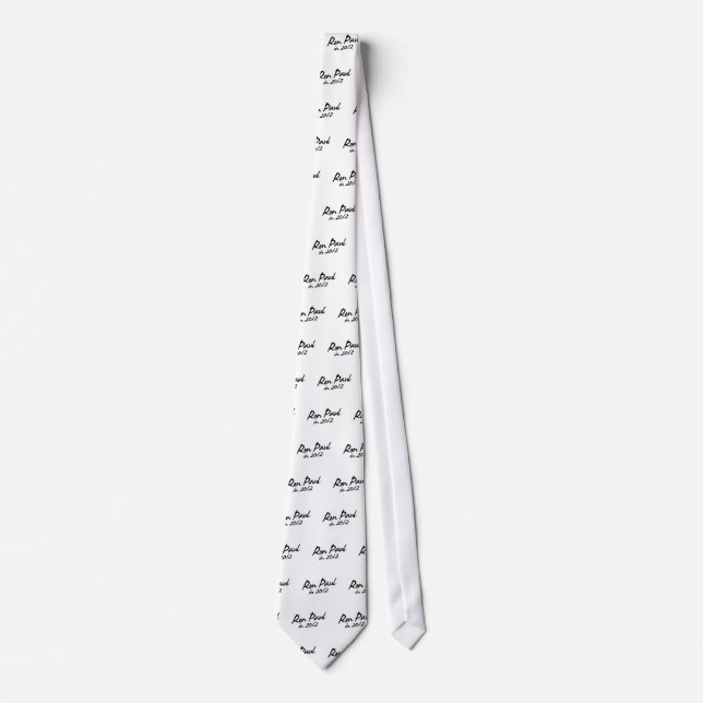 RON PAUL 2012 Autograph Tie (Front)
