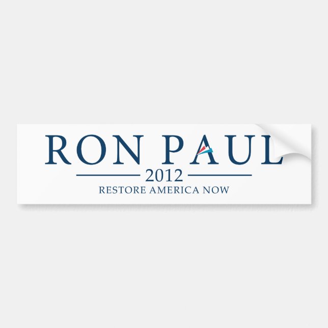 Ron Paul 2012 Bumper Sticker (Front)