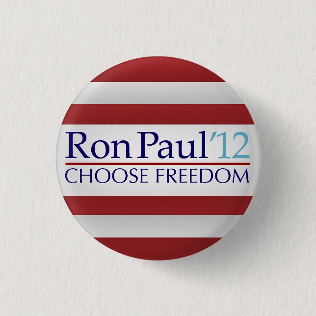 Ron Paul 2012 Button (Front)