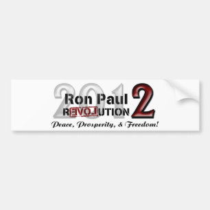 Ron Paul 2012 Campaign Bumper Sticker