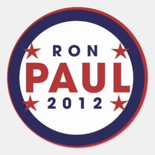 Ron Paul 2012 Classic Round Sticker