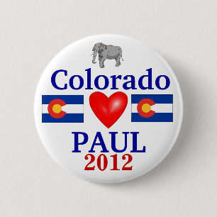 Ron Paul 2012 Colorado 6 Cm Round Badge