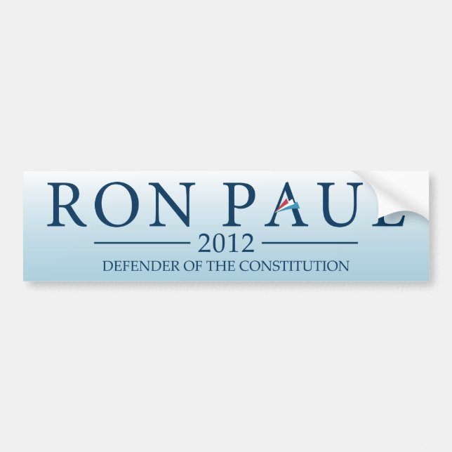 Ron Paul 2012 - Defender of the Constitution Bumper Sticker (Front)