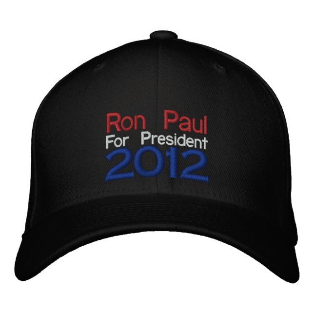Ron Paul 2012 Embroidered Hat (Front)