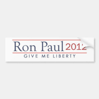 ron_paul_2012_give_me_liberty bumper sticker