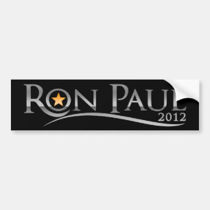 Ron Paul 2012 Goldstar Bumper Sticker