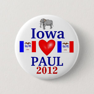 ron paul 2012 Iowa 6 Cm Round Badge